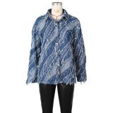 Casual Loose Tassel Denim Jackets ZSD-0640