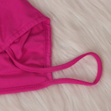Solid Color Swimsuit Mesh Two Piece Set SFY-Z018