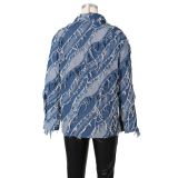 Casual Loose Tassel Denim Jackets ZSD-0640