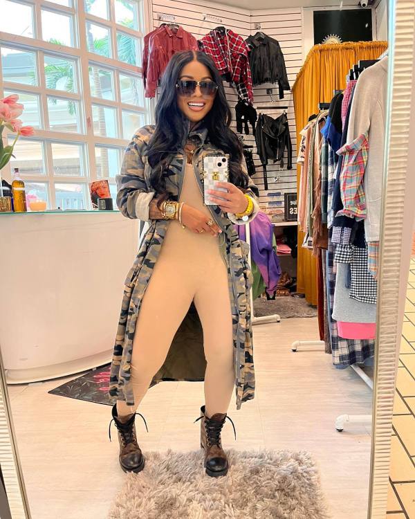 Casual Drawstring Camouflage Zipper Long Jacket MOF-8938