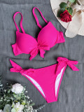 Sexy Backless Tie Knot Swimsuit Bikinis Set CASF-6376