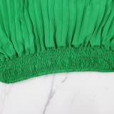 Sexy Backless Sleeveless Pleated Maxi Dress GYLY-9715