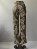 Camouflage Loose Casual Zipper Trousers GSMJ-T23318