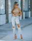 Casual Holes High Waist Jean GKNF-KM-A202319
