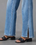 Casual Loose Split Straight Jeans GKNF-TS-723