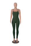 Tight Sling Solid Color Backless Jumpsuit MZ-2831