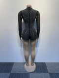 Hot Drill See Through Romper NY-2923