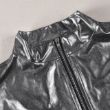 Sexy Side Hollow Out Tie Vest High Waisted Flared Pants Suit GNZD-9762
