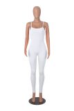 Tight Sling Solid Color Backless Jumpsuit MZ-2831