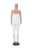 Tight Sling Solid Color Backless Jumpsuit MZ-2831