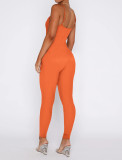 Tight Sling Solid Color Backless Jumpsuit MZ-2831
