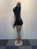 Hot Drill See Through Romper NY-2923