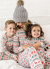 Christmas Printed Parent-Child Home Pajama Set GSGS-0531