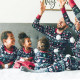 Christmas Print Parent-Child Family Two Piece Set GSGS-0580