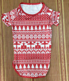 Christmas Printed Parent-Child Home Two Piece Set GSGS-0538