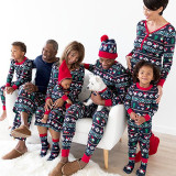 Christmas Print Parent-Child Family Two Piece Set GSGS-0580