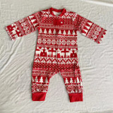 Christmas Printed Parent-Child Home Two Piece Set GSGS-0538