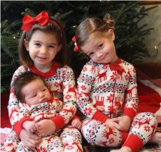 Christmas Print Parent-Child Family Set GSGS-0569