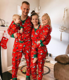Christmas Printed Parent-Child Long Sleeve Pajama Set GSGS-0527#