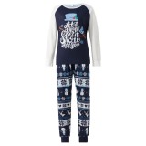 Christmas Print Long Sleeve Family Matching Pajama Set YLDF-939