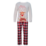 Christmas Elk Print Family Matching Sets Pajamas Suits YLDF-924