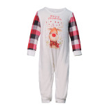 Christmas Elk Print Family Matching Sets Pajamas Suits YLDF-924
