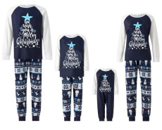Christmas Print Long Sleeve Family Matching Pajama Set YLDF-939