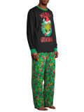 Christmas Parent-Child Cartoon Printed Pajama Set YLDF-210820
