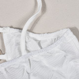 Slim Halter Hollow Metal Ring Tube Tops Dress GNZD-9567DD