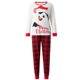 Christmas Penguins Print Family Matching Set Parent-Child Suit YLDF-454