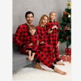 Christmas Plaid Print Family Matching Parent-Child Two Piece Set YLDF-201009