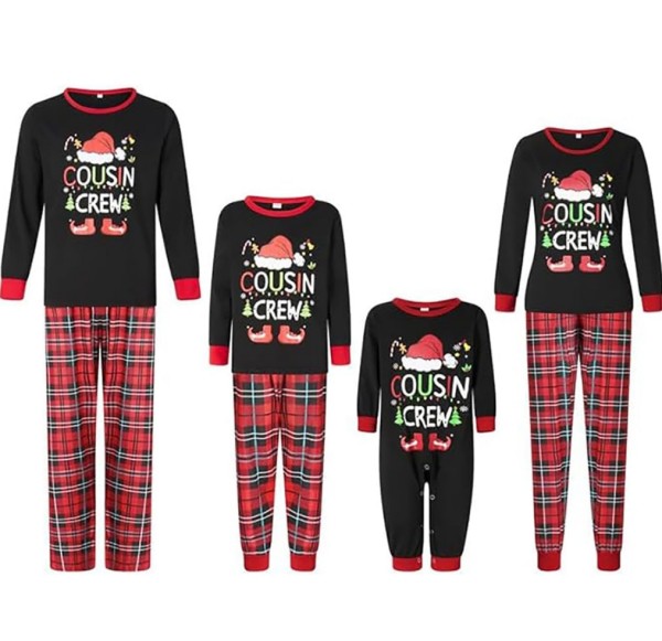 Christmas Cotton Parent-Child Clothing Homewear Pajamas Suit YLDF-495