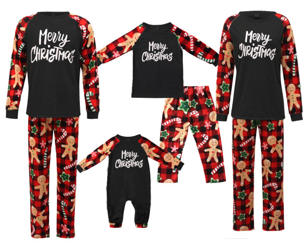 Christmas Print Parent-Child Family Matching Pajamas Suit YLDF-984