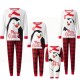 Christmas Penguins Print Family Matching Set Parent-Child Suit YLDF-454