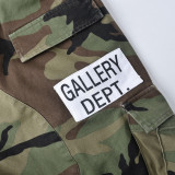 Loose Letter Camouflage Print Casual Shorts GNZD-6495PL