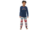 Christmas Parent-Child Letter Print Pajamas Suit YLDF-2286