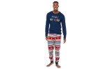 Christmas Parent-Child Letter Print Pajamas Suit YLDF-2286
