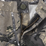 Camouflage Print Loose Casual Zipper Trousers GNZD-8809PD