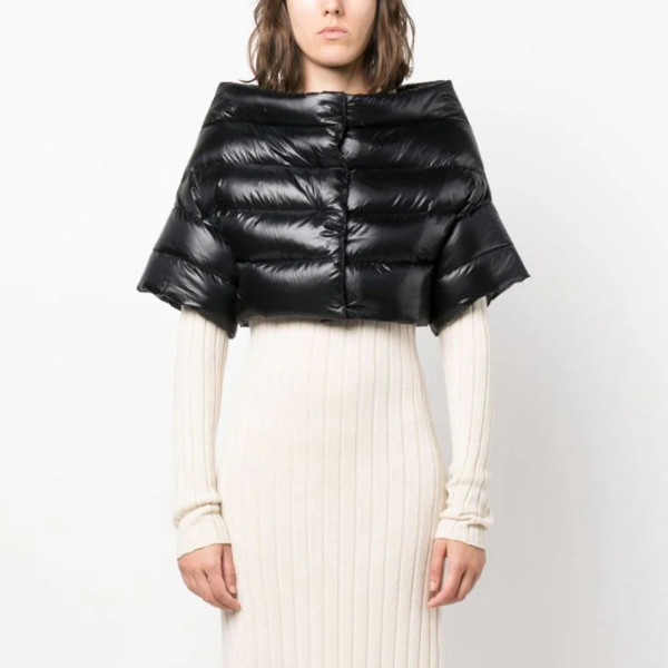 One Shoulder Warm Short Cotton Jacket GNZD-9655TD