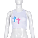 Sleeveless Print Tank Tops GNZD-6322TL
