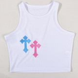 Sleeveless Print Tank Tops GNZD-6322TL
