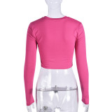 Tight Print Long Sleeve T-shirts GNZD-9667TD
