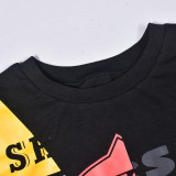 Casual Short Sleeve Print T Shirt GNZD-9502TD