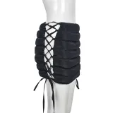Sexy Glossy Filled Cotton Bandage Skirt GNZD-9621DD