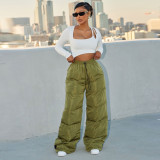 Warm Sandwich Cotton Drawstring Cotton Pants GNZD-8743PD