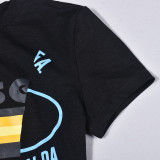 Casual Short Sleeve Print T Shirt GNZD-9502TD