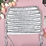 Sexy Glossy Filled Cotton Bandage Skirt GNZD-9621DD
