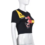Casual Short Sleeve Print T Shirt GNZD-9502TD