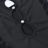 Mesh See Through Tube Top Maxi Dress GNZD-8512DF
