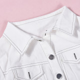 Long Sleeve Lapel Shirt And Skirt Two Piece Set GNZD-9318SD